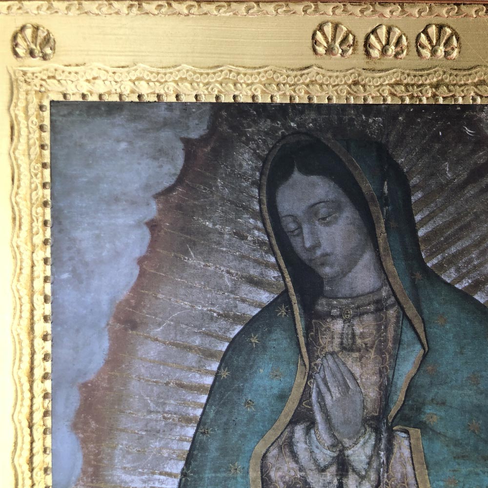 Retablo mediano Virgen de Guadalupe